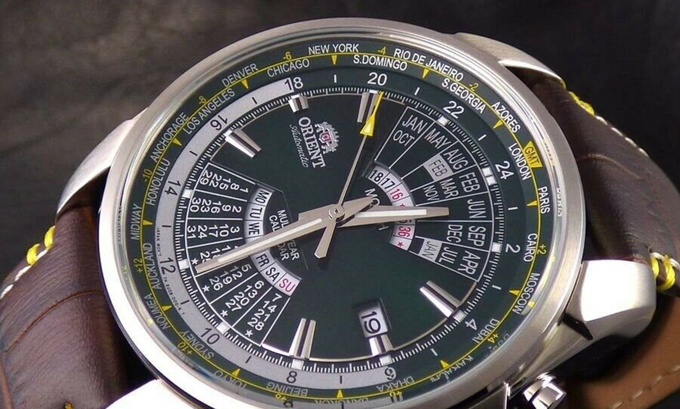 Orient Automatic Multi-Year Calendar World Time EU0B003F Mens Watch: What is a Wrist Watch without the looks?