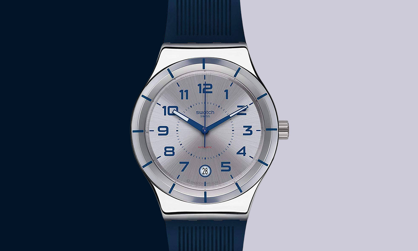 Swatch Irony Sistem Navy Automatic YIS409 Men’s Watch: Cute and Futuristic