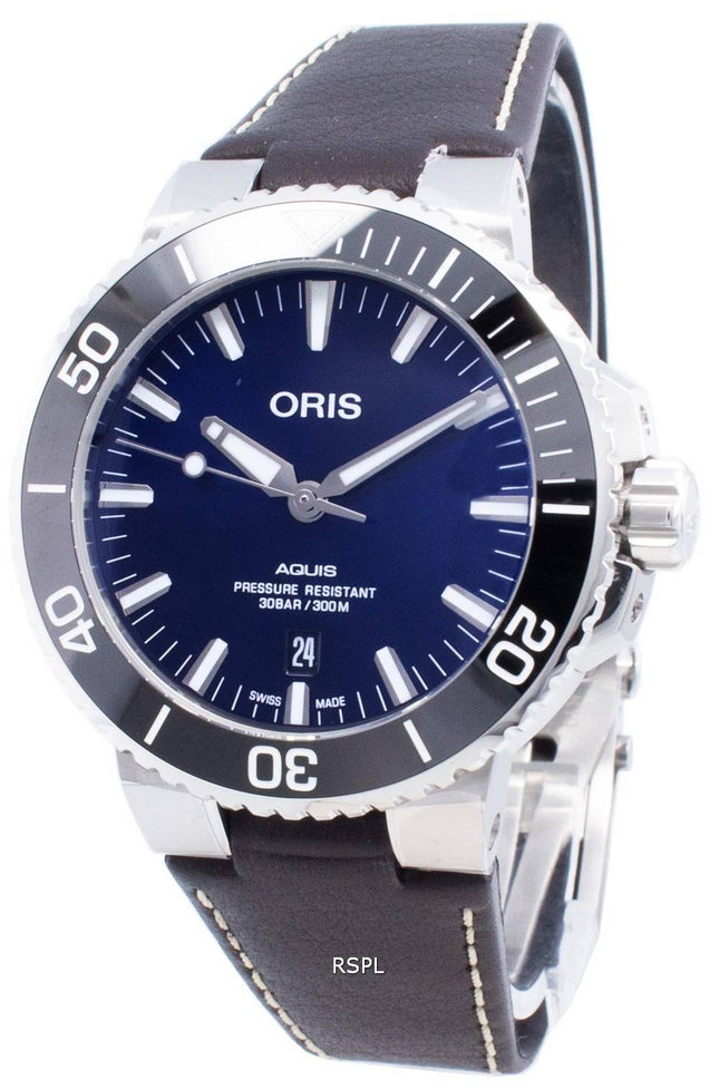 Oris Aquis Date 01-733-7730-4135-07-5-24-10EB Automatic 300M Men's Watch