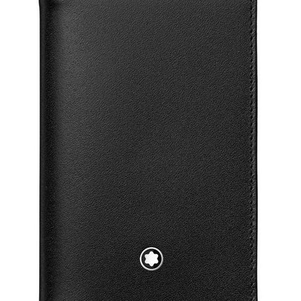 Montblanc Meisterstuck Black Leather 14108 Men's Business Card Holder