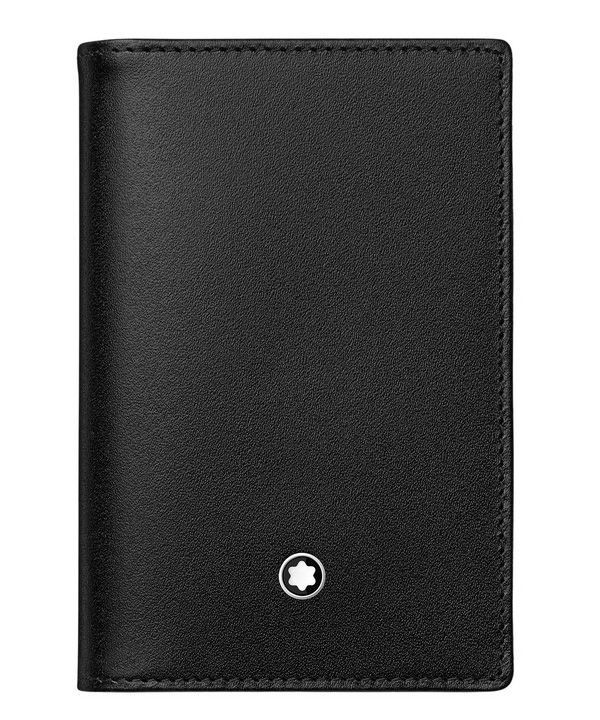 Montblanc Meisterstuck Black Leather 14108 Men's Business Card Holder