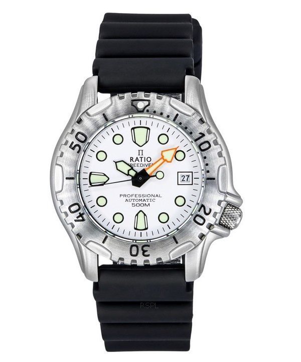 Ratio FreeDiver Professional 500M Sapphire White Dial Automatic 32GS202A-WHT Men's Watch