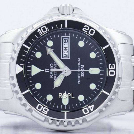 Ratio Free Diver Professional 200M Sapphire Quartz 36JL140 Men's Watch