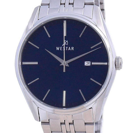 Westar Blue Dial Stainless Steel Quartz 50210 STN 104 Men's Watch