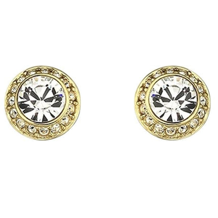 Swarovski Angelic Stud Pierced Gold-Tone Earrings 5505470 For Women