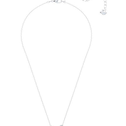 Swarovski Swan White Rhodium Necklace 5514421 For Women