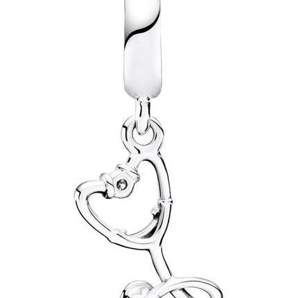 Pandora Stethoscope Heart Dangle Charm 799072C01 For Women