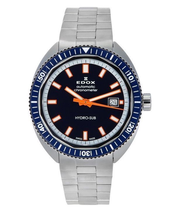 Edox Hydro-Sub Automatic Chronometer Limited Edition Blue Dial Diver's 80128 3BUM BUIO 300M Men's Watch