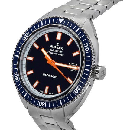 Edox Hydro-Sub Automatic Chronometer Limited Edition Blue Dial Diver's 80128 3BUM BUIO 300M Men's Watch