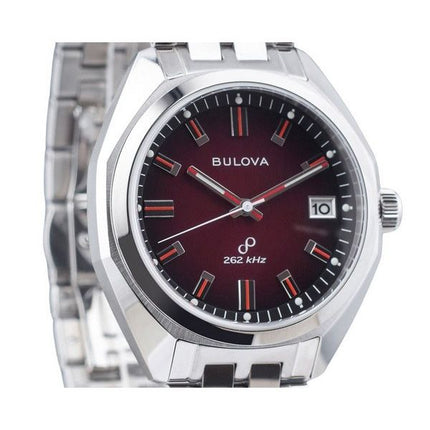 Bulova Classic Precisionist Jet Star Stainless Steel Red Dial Quartz 96B401 Men's Watch