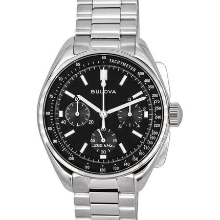 Bulova Lunar Pilot Archive Series Special Edition Chronograph Black Dial Quartz 96K111 Mens Watch With Extra Strap