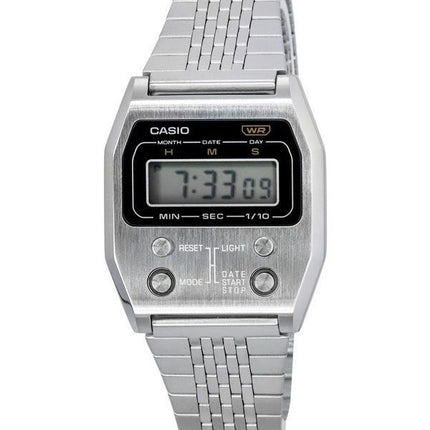 Casio Vintage Digital Stainless Steel Quartz A1100D-1 Unisex Watch