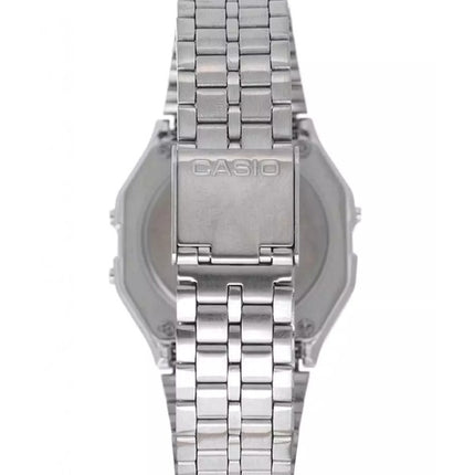 Casio Digital Alarm Chrono Stainless Steel A159WA-N1DF A159WA-N1 Men's Watch