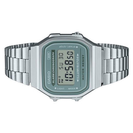 Casio Vintage Digital Stainless Steel Bracelet Quartz A168WA-3A Mens Watch