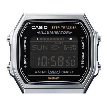 Casio Vintage Digital Smartphone Link Stainless Steel Quartz ABL-100WE-1B Unisex Watch