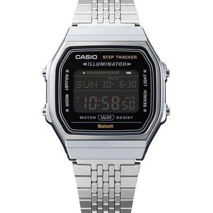 Casio Vintage Digital Smartphone Link Stainless Steel Quartz ABL-100WE-1B Unisex Watch