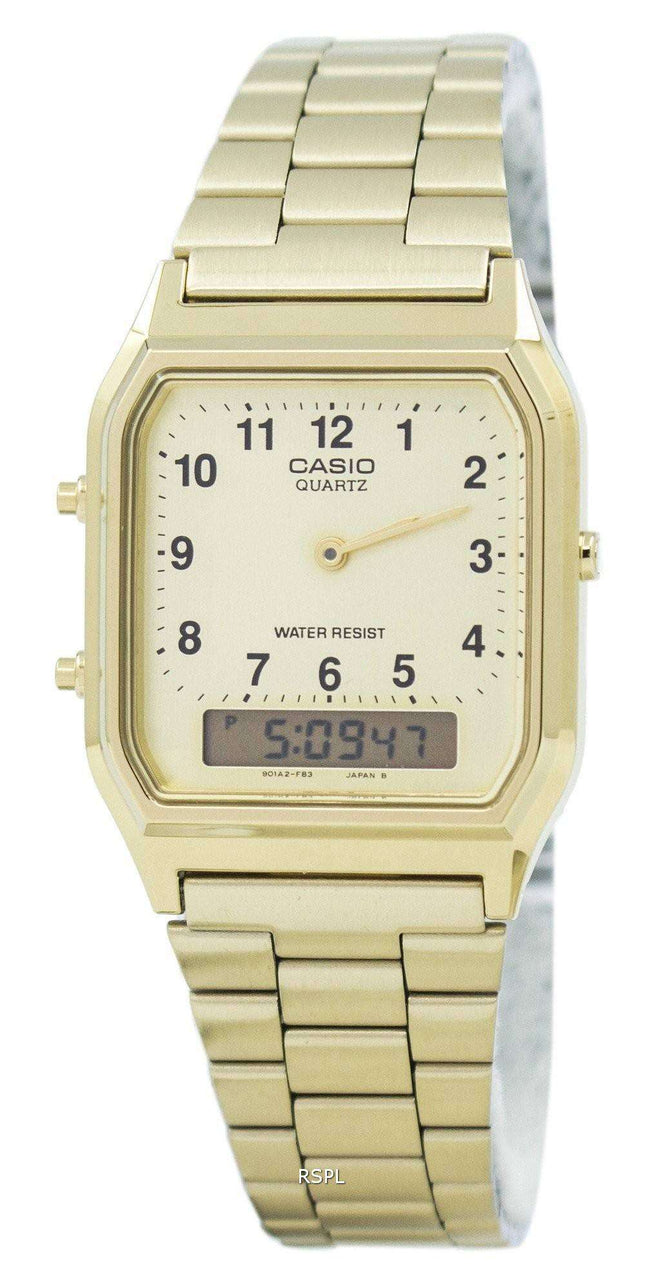 Casio Quartz Analog-Digital AQ-230GA-9B Men's Watch