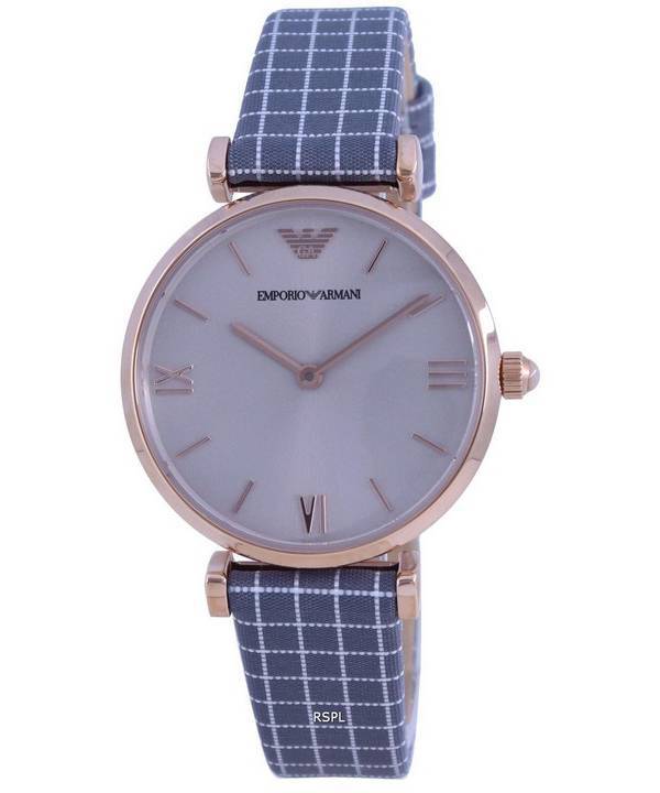 Emporio Armani Gianni T-Bar Grey Dial Quartz AR11386 Womens Watch