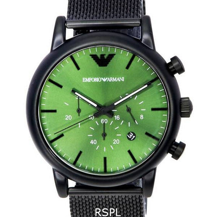 Emporio Armani Luigi Chronograph Green Dial Quartz AR11470 Men's Watch