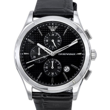 Emporio Armani Paolo Chronograph Black Dial Quartz AR11530 Mens Watch