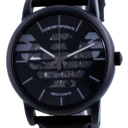 Emporio Armani Luigi Skeleton Leather Automatic AR60032 Mens Watch