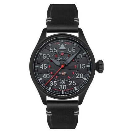 AVI-8 Hawker Hurricane Clowes Automatic Night Reaper Limited Edition Night Shadow Black Dial AV-4097-05 Mens Watch