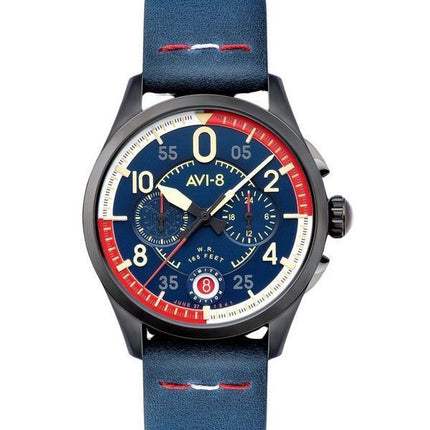 AVI-8 Spitfire P8331 Laguna Chronograph Limited Edition Sumatra Blue Dial Quartz AV-4105-01 Men's Watch