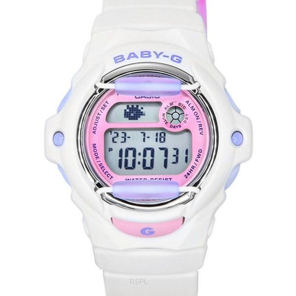 Casio Baby-G Basic Digital White Resin Strap Quartz BG-169PB-7 200M Women's Watch