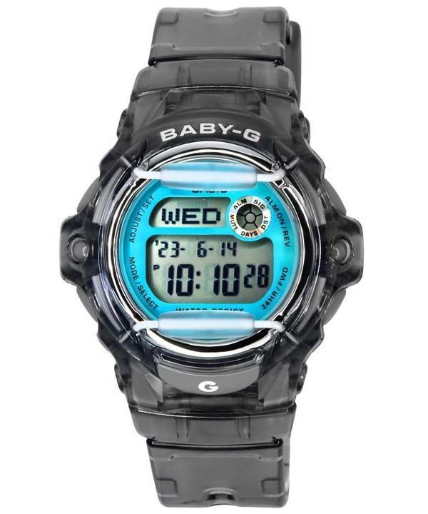 Casio Baby-G Digital Grey Resin Strap Quartz BG-169U-8B 200M Women's Watch