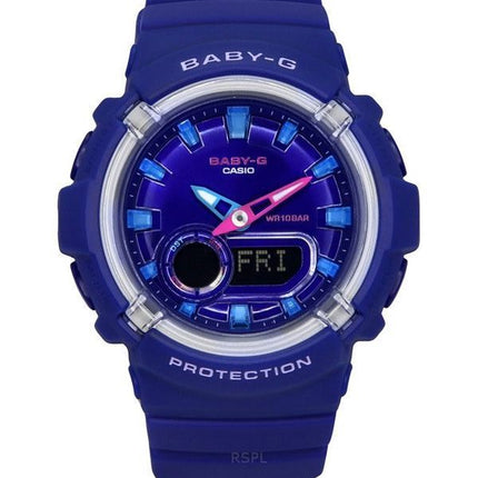 Casio Baby-G Analog Digital Resin Strap Blue Dial Quartz BGA-280DN-2A 100M Women's Watch