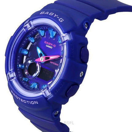 Casio Baby-G Analog Digital Resin Strap Blue Dial Quartz BGA-280DN-2A 100M Women's Watch