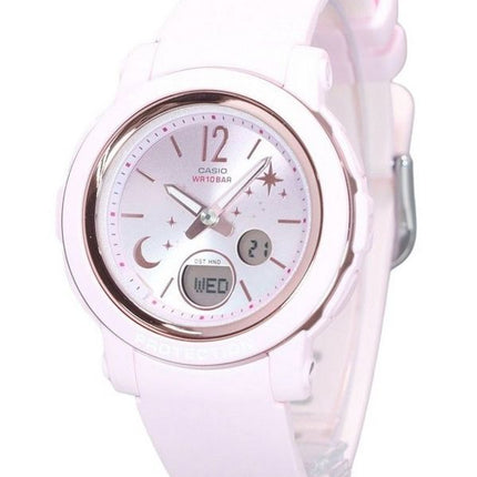 Casio Baby-G Moon And Star Series Analog Digital Resin Strap Pink Dial Quartz BGA-290DS-4A 100M Womens Watch