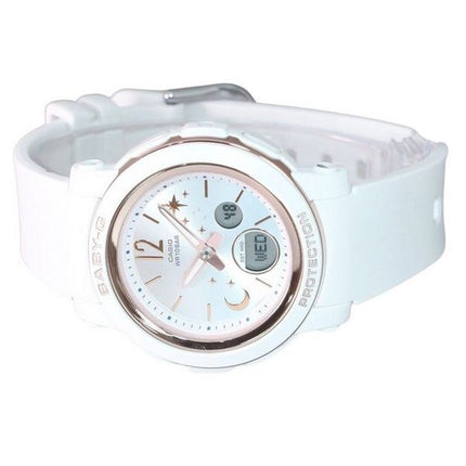 Casio Baby-G Moon And Star Series Analog Digital White Dial Quartz BGA-290DS-7A 100M Womens Watch