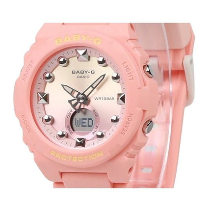 Casio Baby-G Analog Digital Resin Strap Pink Dial Quartz BGA-320-4A1 100M Women's Watch