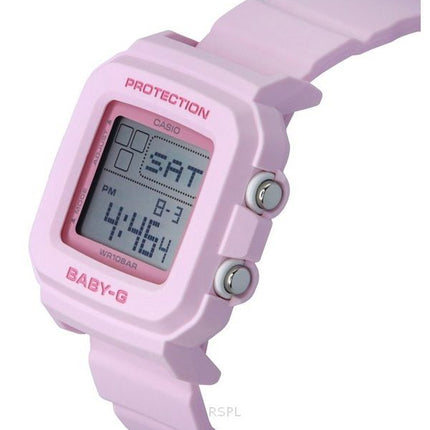 Casio Baby-G Digital Resin Strap Pink Dial Quartz BGD-10-4 100M Women's Watch