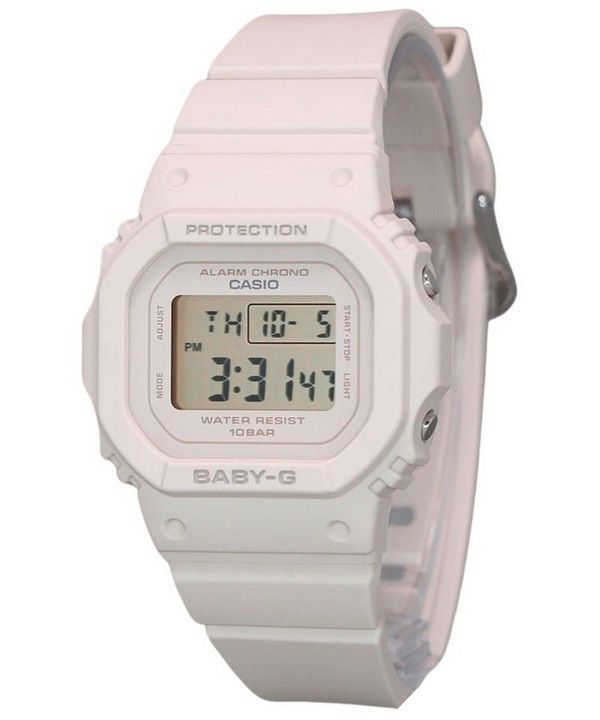 Casio Baby-G Digital Beige Pink Resin Strap Quartz BGD-565U-4 100M Womens Watch