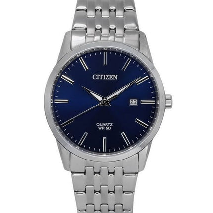 Citizen Stainless Steel Bracelet Midnight Blue Dial Quartz BI5000-87L Men's Watch