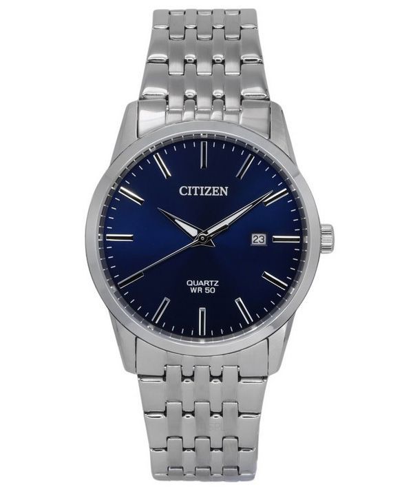 Citizen Stainless Steel Bracelet Midnight Blue Dial Quartz BI5000-87L Men's Watch