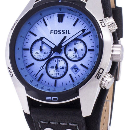 Fossil Coachman Chronograph Black Leather CH2564 Mens Watch