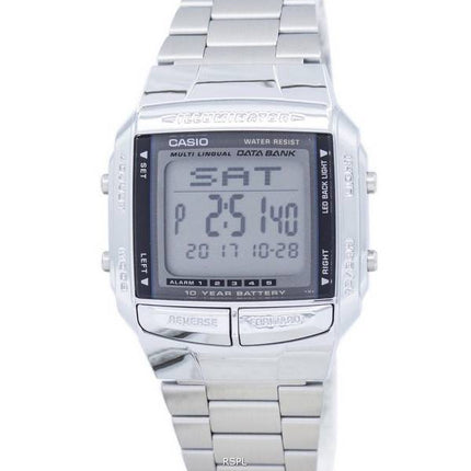 Casio Data Bank Illuminator Dual Time Alarm Digital DB-360-1A Men's Watch