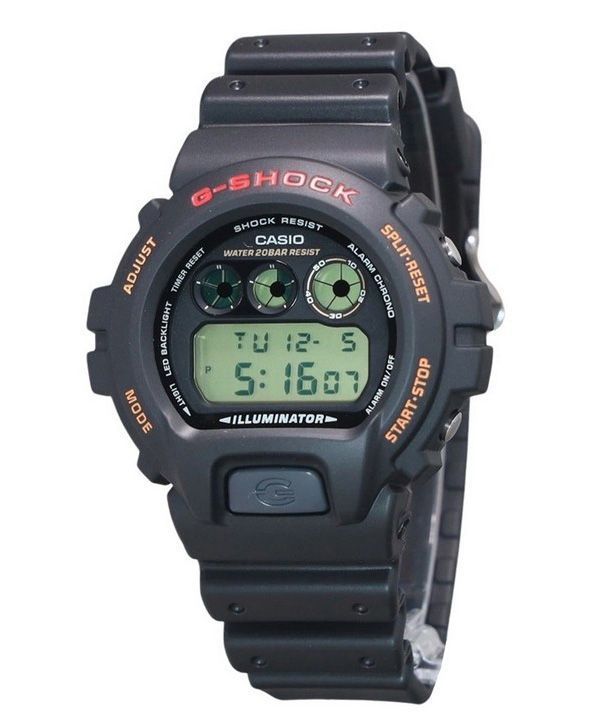 Casio G-Shock Digital Resin Strap Quartz DW-6900UB-9 200M Mens Watch