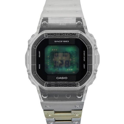 Casio G-Shock 40th Anniversary Limited Edition Digital Clear Remix Transparent Quartz DWE-5640RX-7 200M Mens Watch