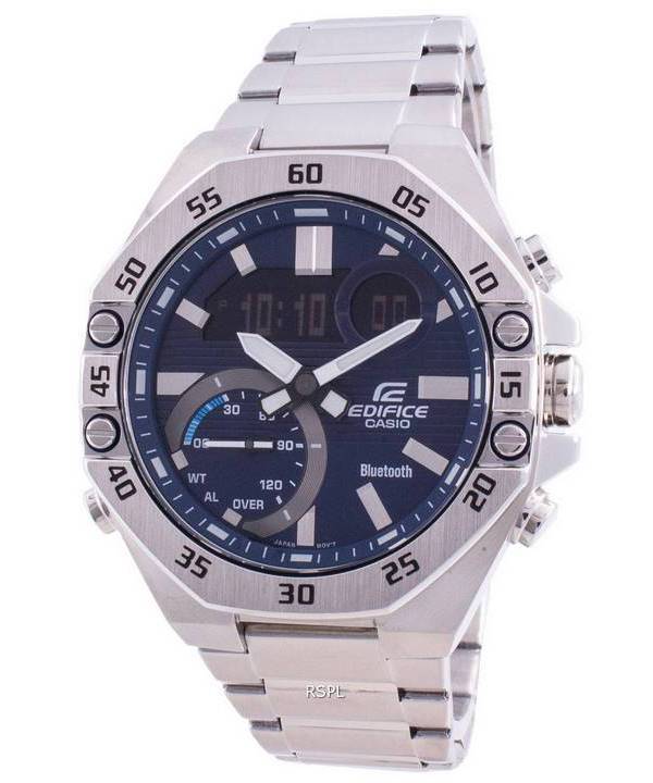 Casio Edifice World Time Mobile Link ECB-10D-2A ECB10D-2 100M Men's Watch