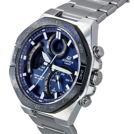 Casio Edifice Analog Digital Mobile Link Blue Dial Tough Solar ECB-950DB-2A 100M Men's Watch