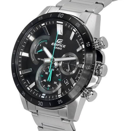 Casio Edifice Standard Chronograph Analog Quartz EFR-573DB-1A EFR573DB-1 100M Mens Watch