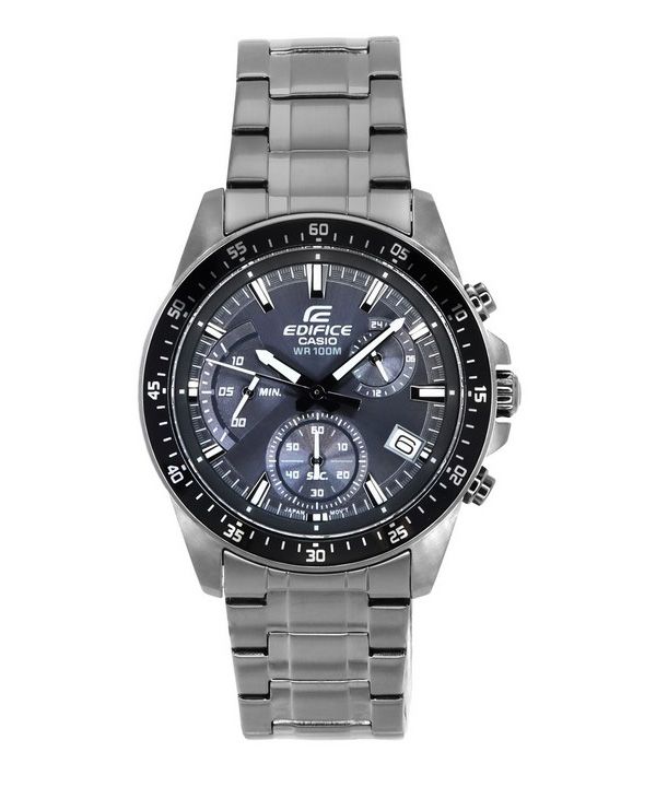 Casio Edifice Standard Analog Chronograph Black Dial Quartz EFV-540DC-1C 100M Men's Watch