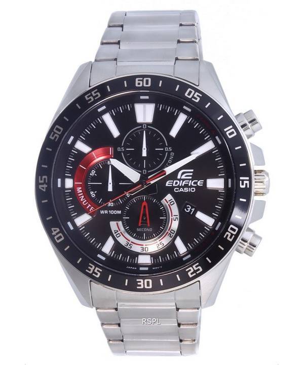 Casio Edifice Chronograph Analog Quartz EFV-620D-1A4V EFV620D-1A4 100M Mens Watch