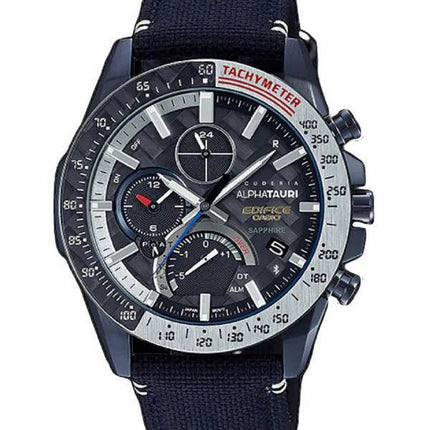 Casio Edifice Scuderia AlphaTauri Limited Edition Analog Solar EQB-1000AT-1A EQB1000AT-1 100M Mens Watch