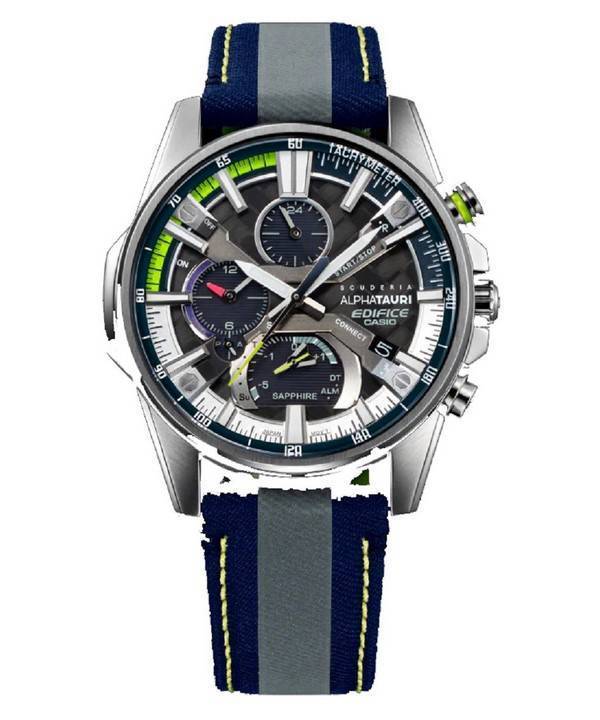 Casio Edifice Scuderia Alphatauri Limited Edition Analog Solar EQB-1200AT-1A EQB1200AT-1A 100M Mens Watch