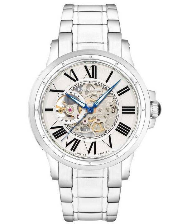 Thomas Earnshaw Comet Limited Edition Silver Open Heart Skeleton Dial Automatic ES-8243-11 Mens Watch